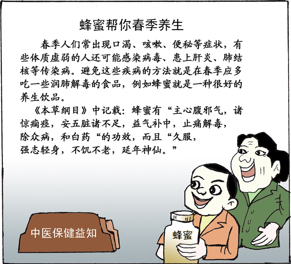 蜂蜜帮你春季养生-血管微语