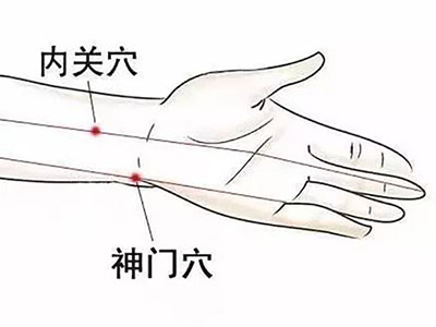 心悸发作症状重，穴位调理需分型-血管微语