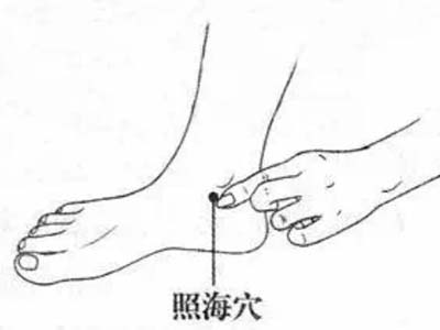 按揉照海穴缓解咽喉肿痛-血管微语